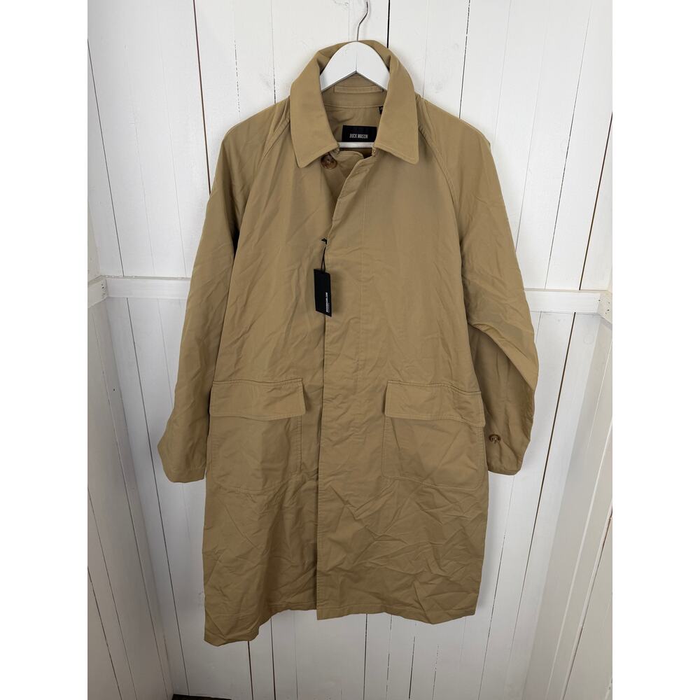 Buck Mason Tan Trench Coat